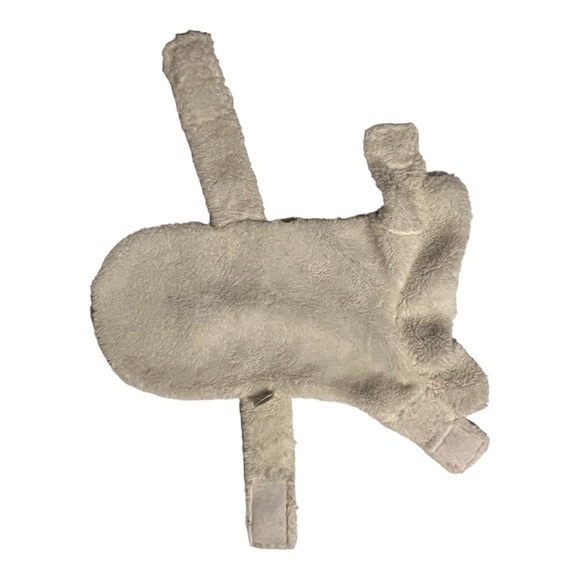 𝅺DOG coat, camel microsuede toggle button accent Sherpa lining M - Picture 4 of 8